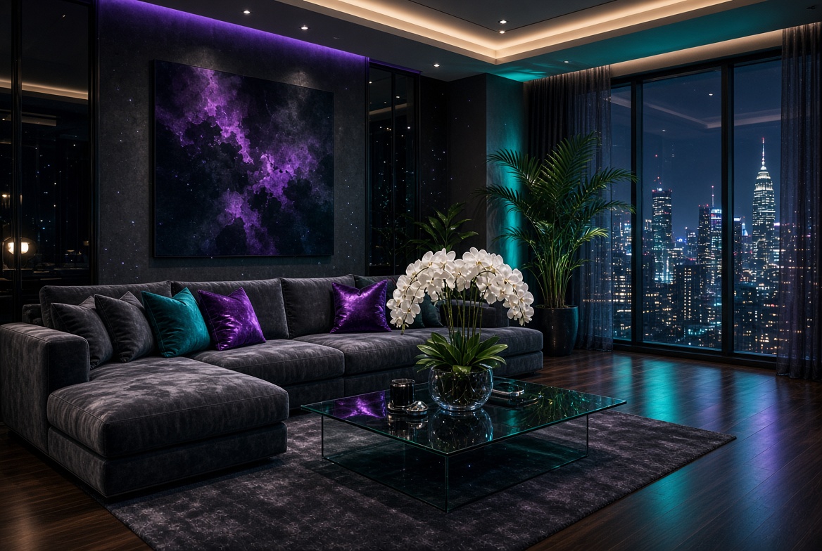 Freshly cleaned luxury living room